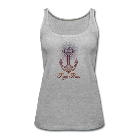 Keep Hope - Premium Tank Top - heather gray