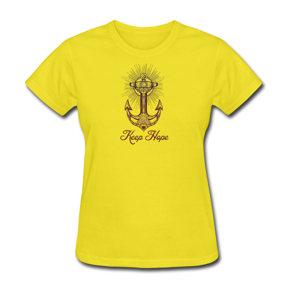 Keep Hope - Workwear T-Shirt - yellow