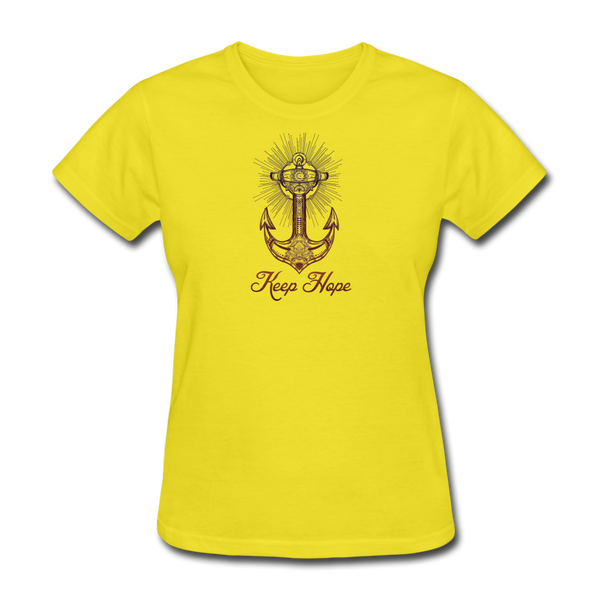 Keep Hope - Workwear T-Shirt - yellow