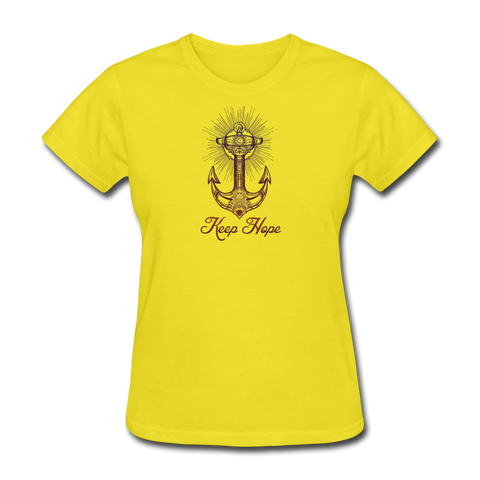 Keep Hope - Workwear T-Shirt - yellow