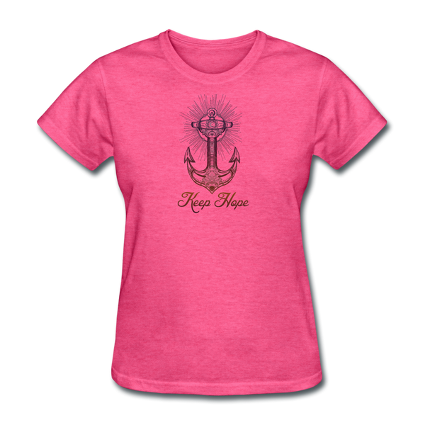 Keep Hope - Workwear T-Shirt - heather pink