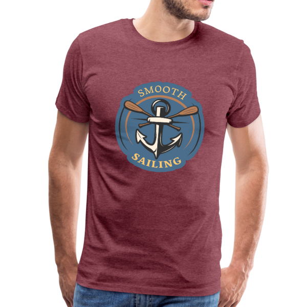 Smooth Sailing - Premium T-Shirt - heather burgundy