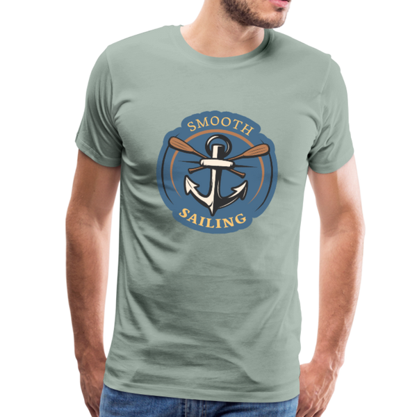 Smooth Sailing - Premium T-Shirt - steel green