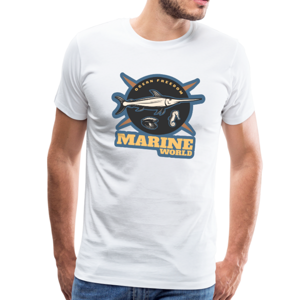 Marine World - Premium T-Shirt - white