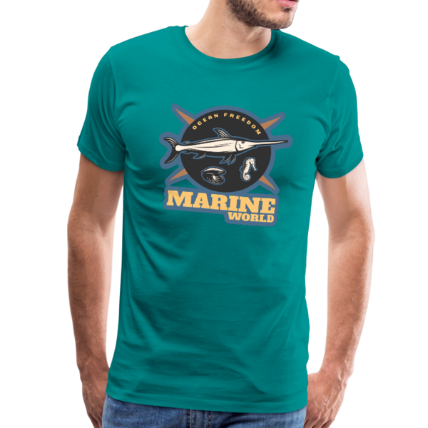 Marine World - Premium T-Shirt - teal