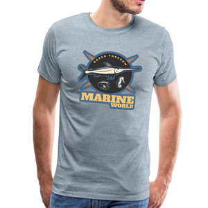 Marine World - Premium T-Shirt - heather ice blue