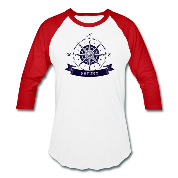 Compass/Sailing - Sports T-Shirt - white/red