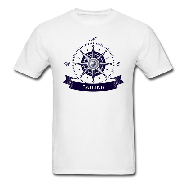 Compass/Sailing - Hanes Tagless T-Shirt - white