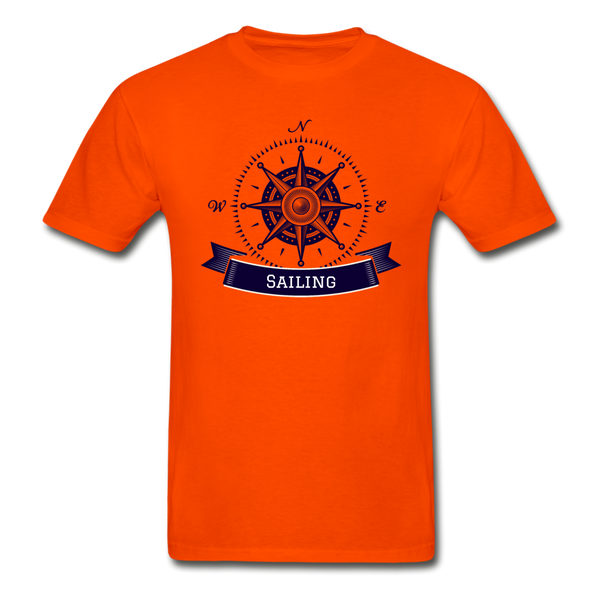 Compass/Sailing - Hanes Tagless T-Shirt - orange