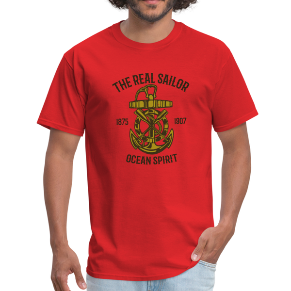 Nautical/Anchor/Ocean Spirit - T-Shirt - red