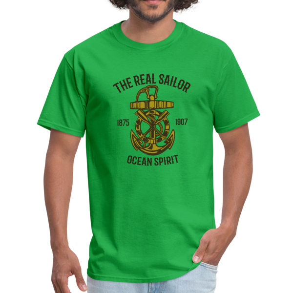 Nautical/Anchor/Ocean Spirit - T-Shirt - bright green