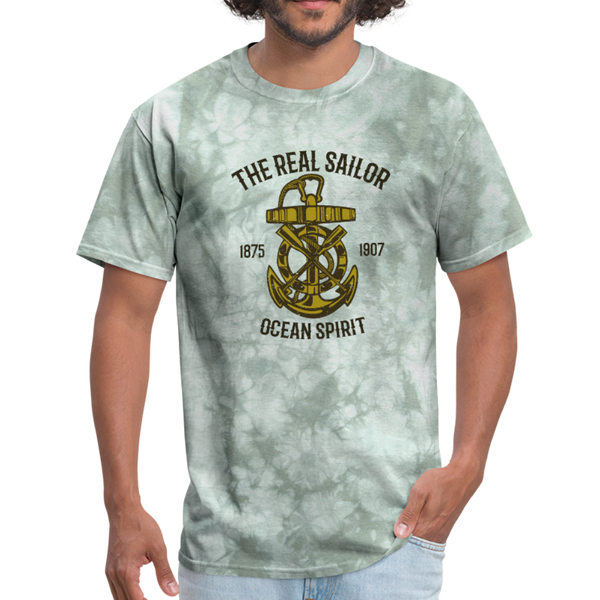 Nautical/Anchor/Ocean Spirit - T-Shirt - military green tie dye