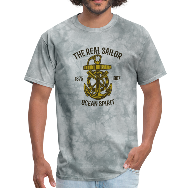 Nautical/Anchor/Ocean Spirit - T-Shirt - grey tie dye