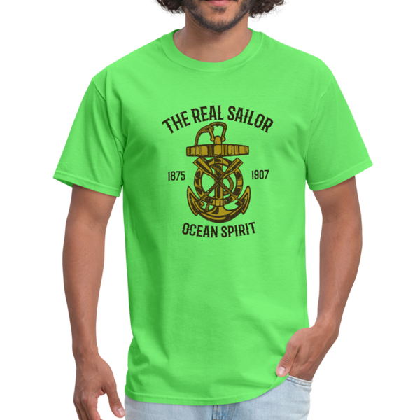 Nautical/Anchor/Ocean Spirit - T-Shirt - kiwi