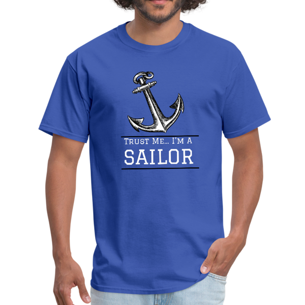 Nautical/Anchor/Sailor - Workwear T-Shirt - royal blue