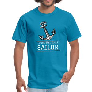 Nautical/Anchor/Sailor - Workwear T-Shirt - turquoise