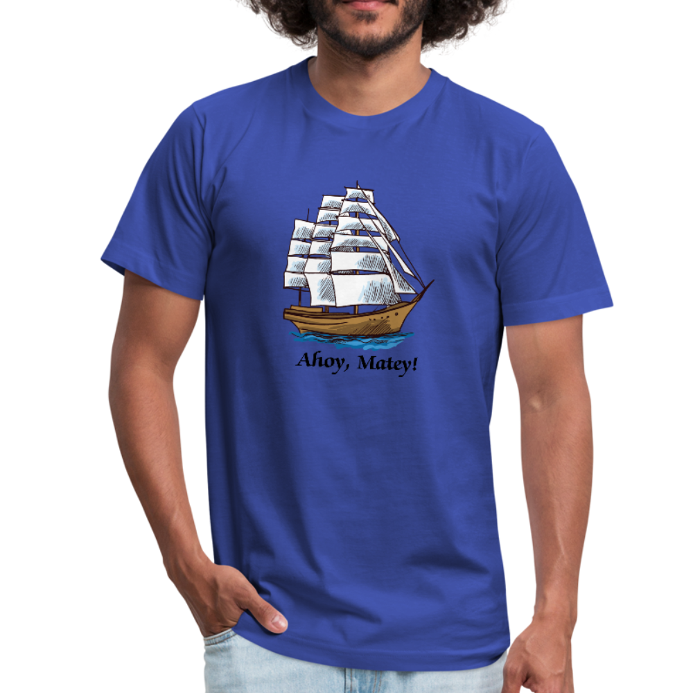 Pirate-Ahoy!-B  Women's Recycled V-neck T-shirt – Sail Life