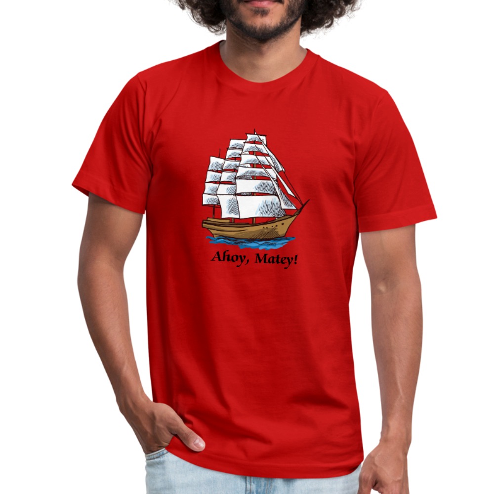 Ahoy Matey-pirate T-Shirt for men and women.