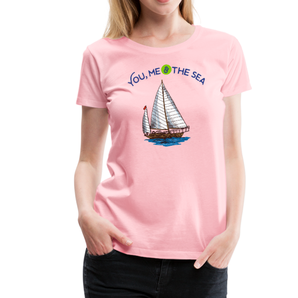 You, Me & The Sea Premium T-Shirt - pink