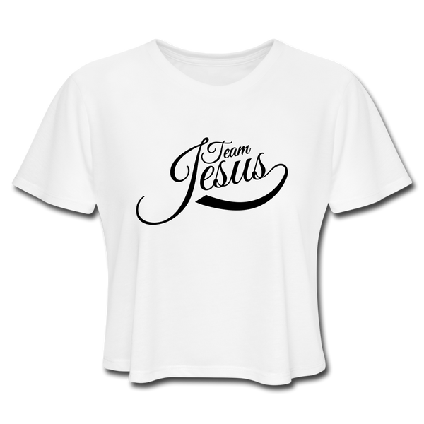 Women's Cropped T-Shirt - white