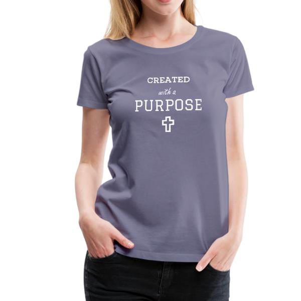 Women’s Premium T-Shirt - washed violet