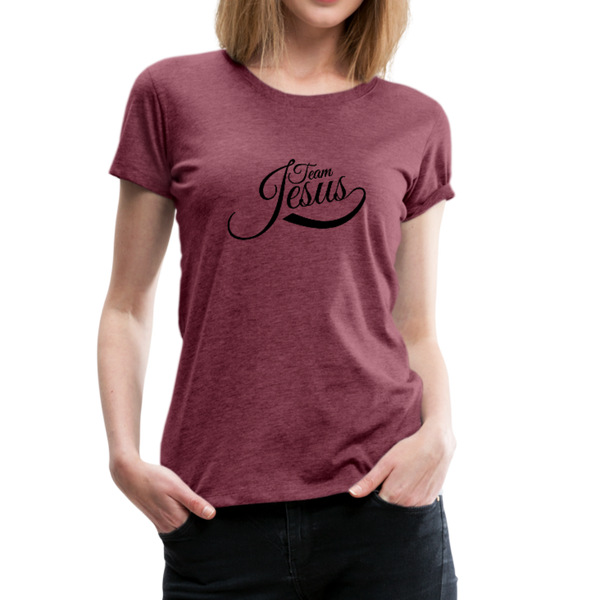 Team Jesus Premium T-Shirt - heather burgundy