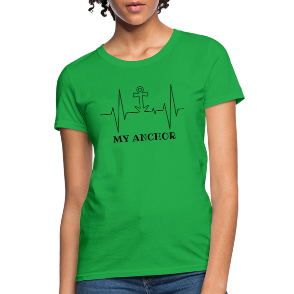 My Anchor Workwear T-Shirt - bright green
