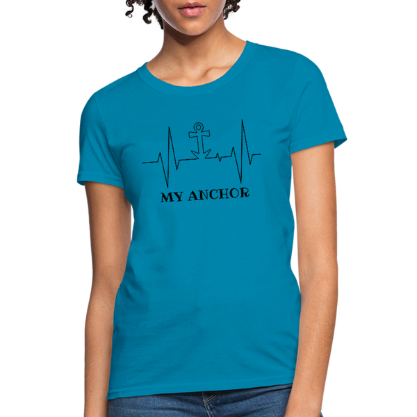 My Anchor Workwear T-Shirt - turquoise
