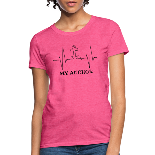 My Anchor Workwear T-Shirt - heather pink