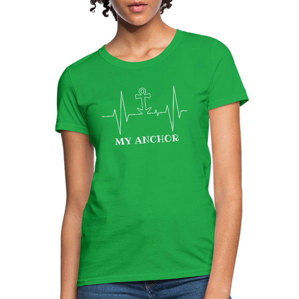 My Anchor Workwear T-Shirt - bright green