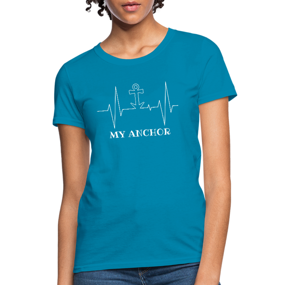 My Anchor Workwear T-Shirt - turquoise