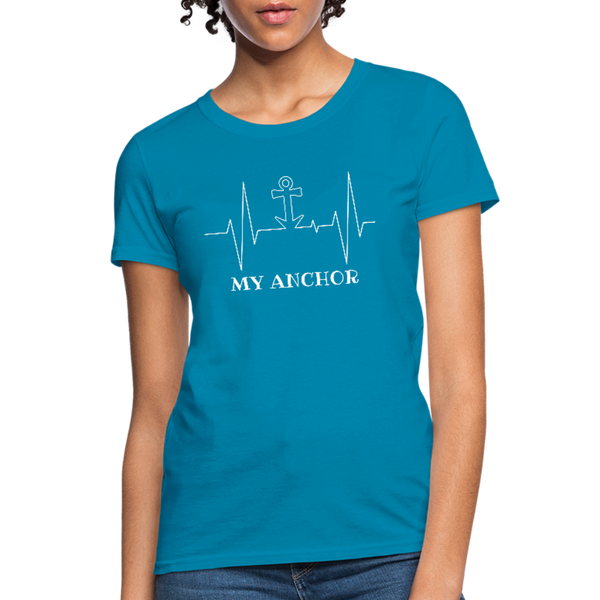 My Anchor Workwear T-Shirt - turquoise