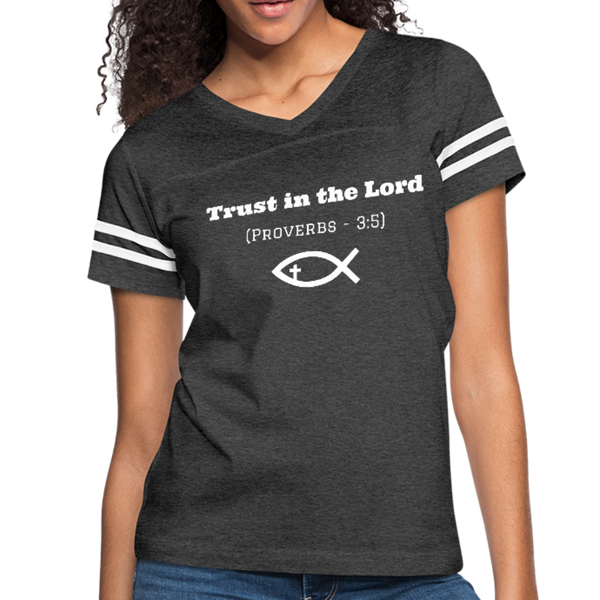 Trust In The Lord Vintage Sport T-Shirt - vintage smoke/white