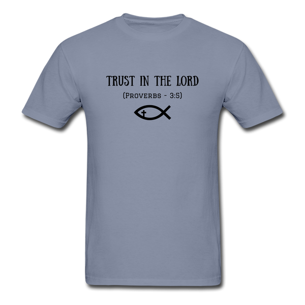 Trust In The Lord ComfortWash Garment Dyed T-Shirt - blue