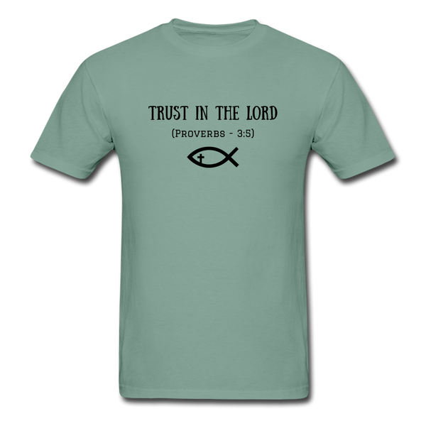 Trust In The Lord ComfortWash Garment Dyed T-Shirt - seafoam green