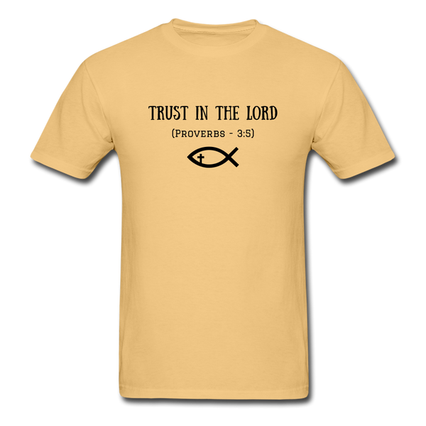 Trust In The Lord ComfortWash Garment Dyed T-Shirt - light yellow