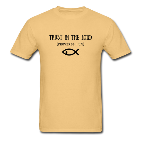 Trust In The Lord ComfortWash Garment Dyed T-Shirt - light yellow