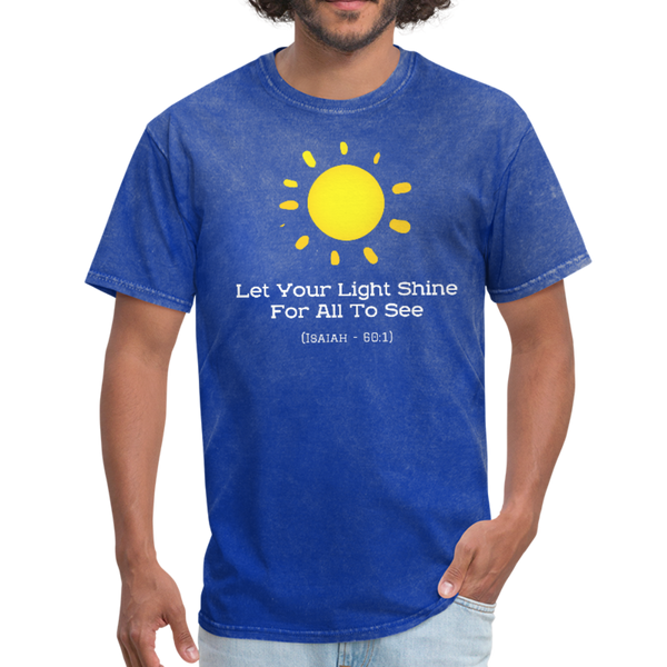 Let Your Light Shine Workwear T-Shirt - mineral royal