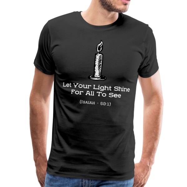 Let Your Light Shine Premium T-Shirt - black