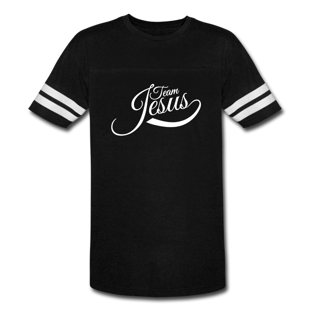 Team Jesus Vintage Sport T-Shirt - black/white