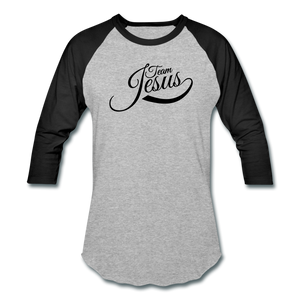 Team Jesus Sports T-Shirt - heather gray/black