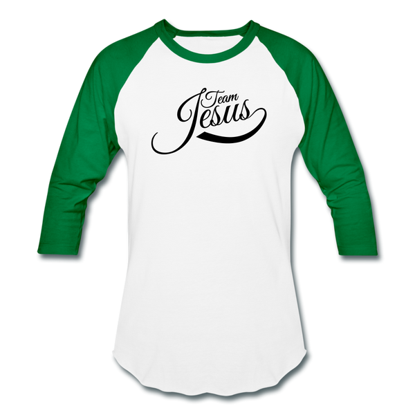 Team Jesus Sports T-Shirt - white/kelly green